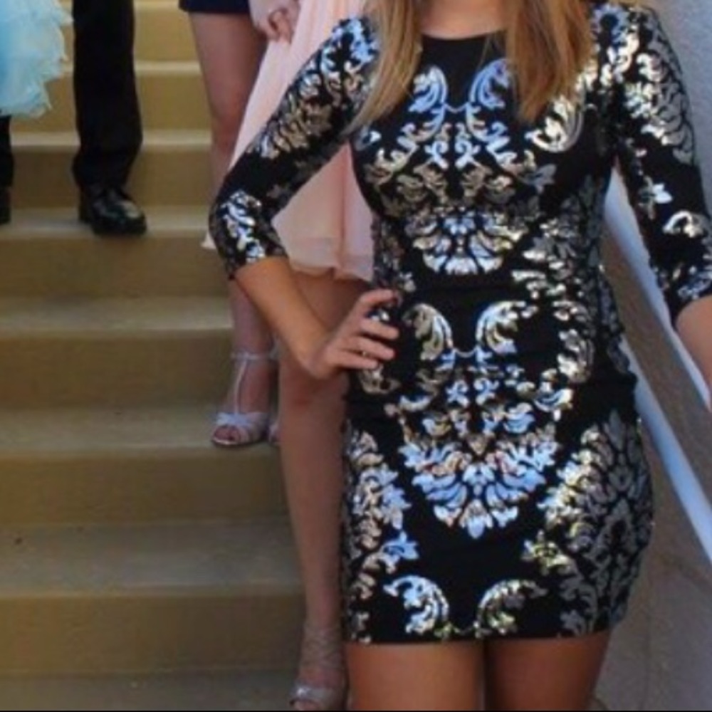 sequin short party dress b-darlin